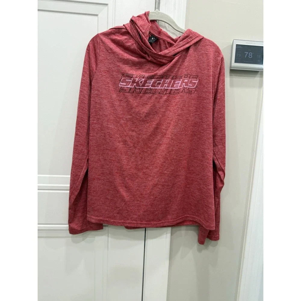 Skechers‎  Men's Hoodie  Red Size L - Picture 10 of 10